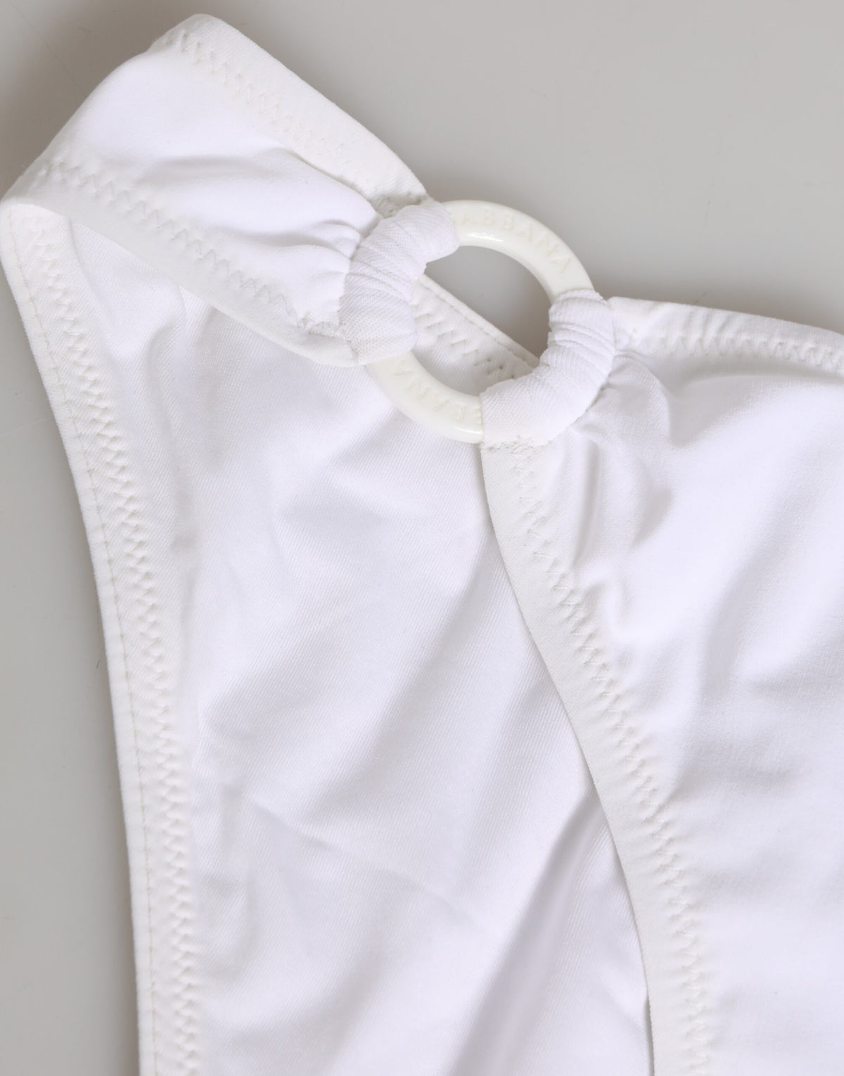 Dolce & Gabbana Wit Logo Zwempak 2-delig Topje Broekje Badmode