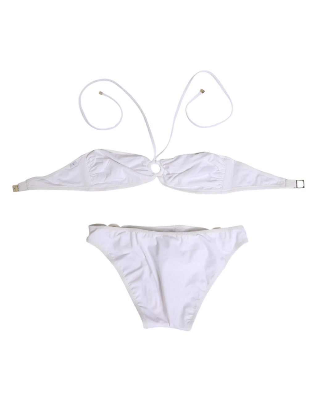 Dolce & Gabbana Wit Logo Zwempak 2-delig Topje Broekje Badmode