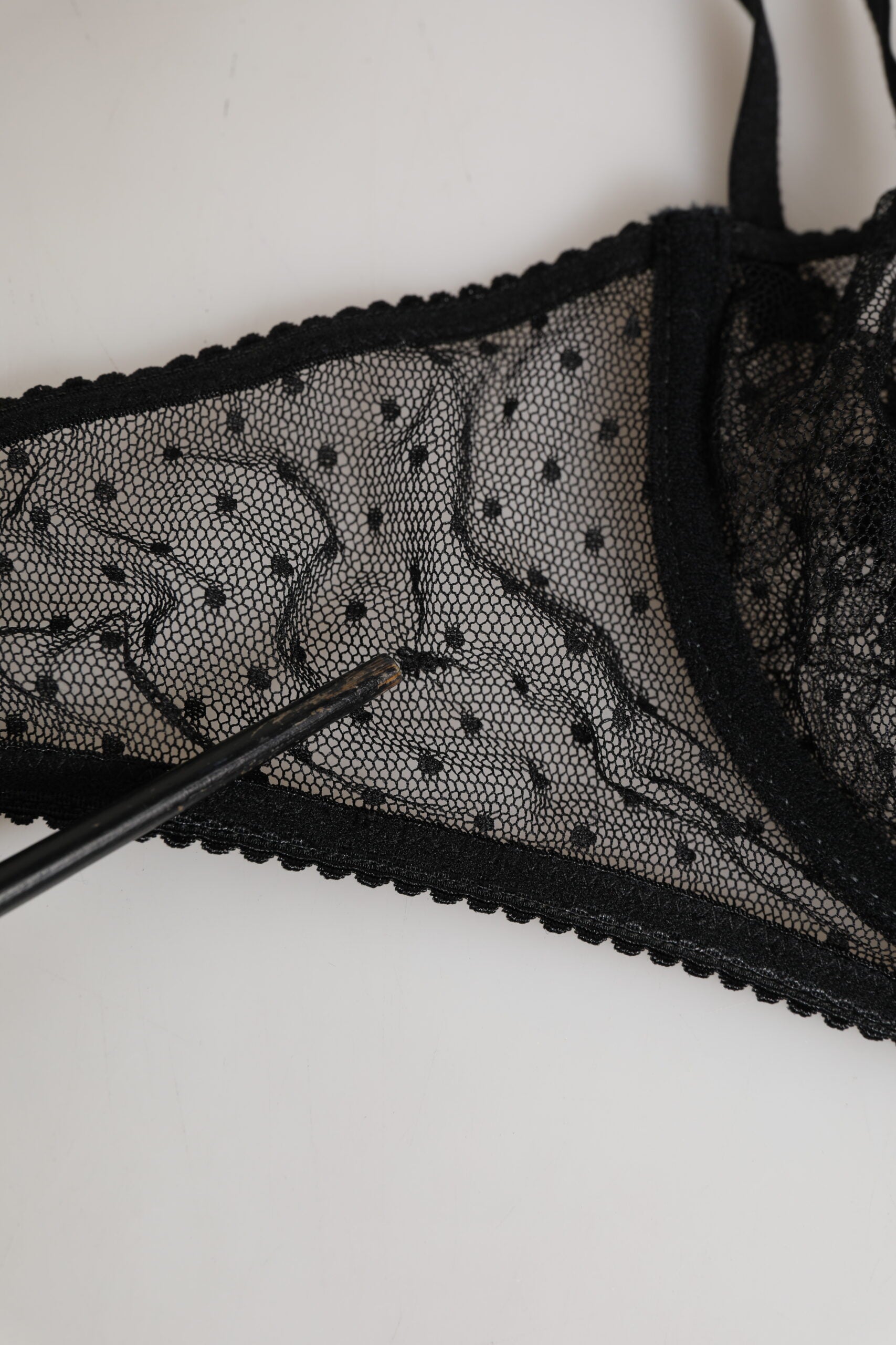 Dolce & Gabbana Schwarzer geblümter Bügel-Balconette-BH Unterwäsche