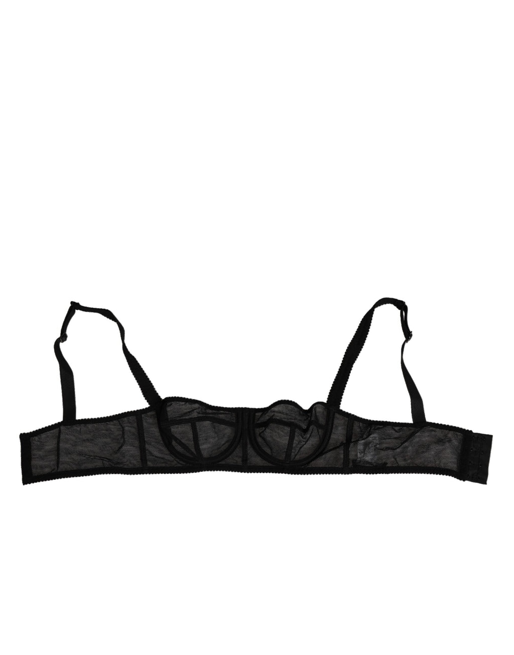 Dolce & Gabbana Schwarzer geblümter Bügel-Balconette-BH Unterwäsche