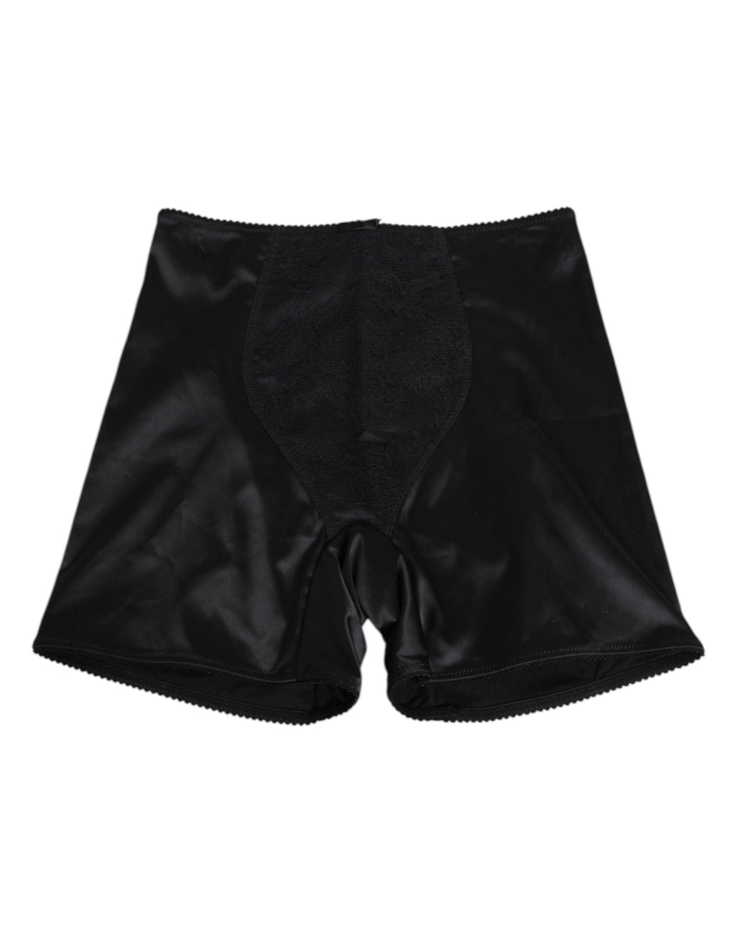 Dolce & Gabbana Schwarzer Seiden-Stretch-Slip Radfahren Frauen Unterwäsche