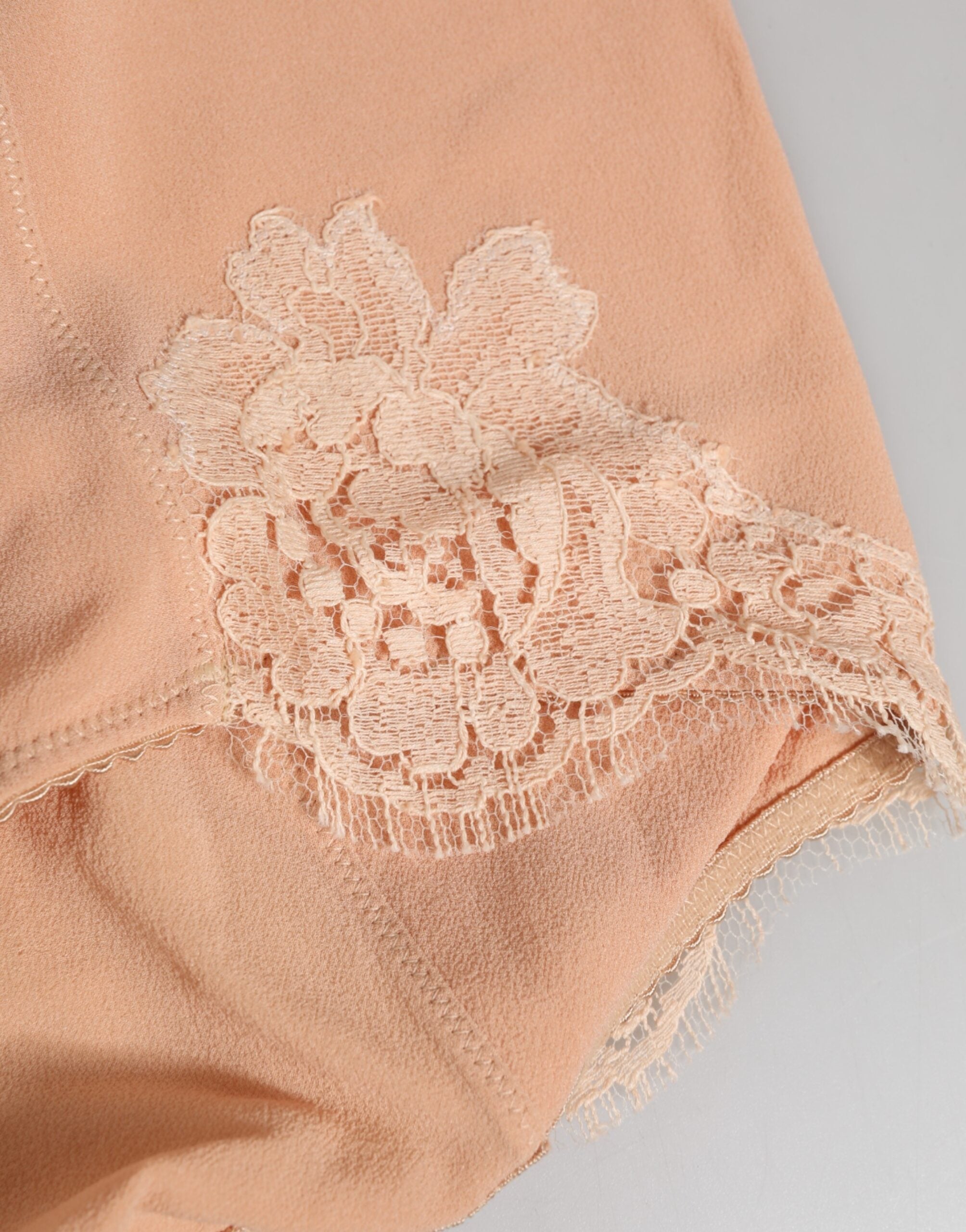 Dolce & Gabbana Beige Seiden-Stretchmieder mit hoher Taille Unterwäsche