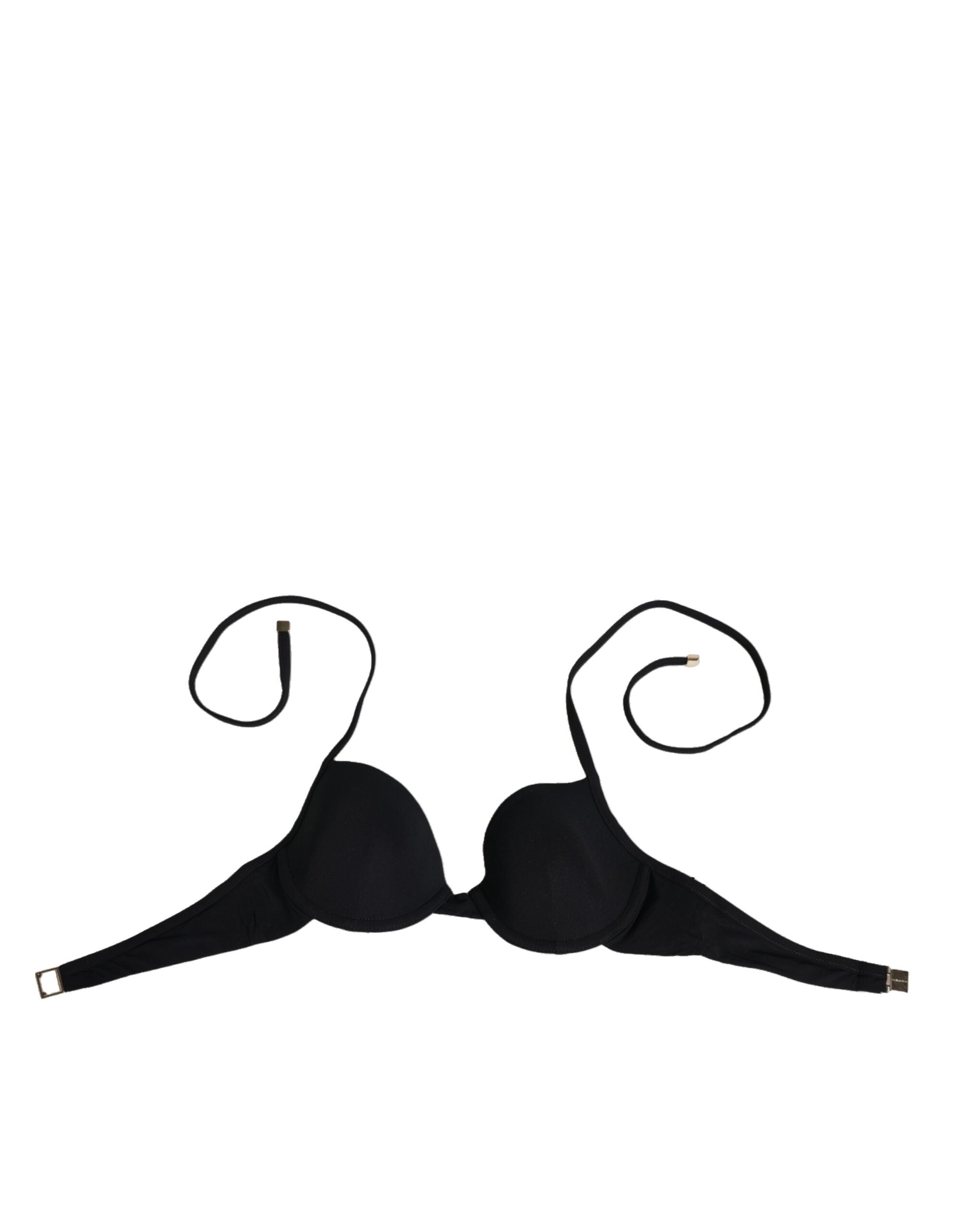 Dolce & Gabbana Schwarzer Bügel Push Up Balconette BH Unterwäsche