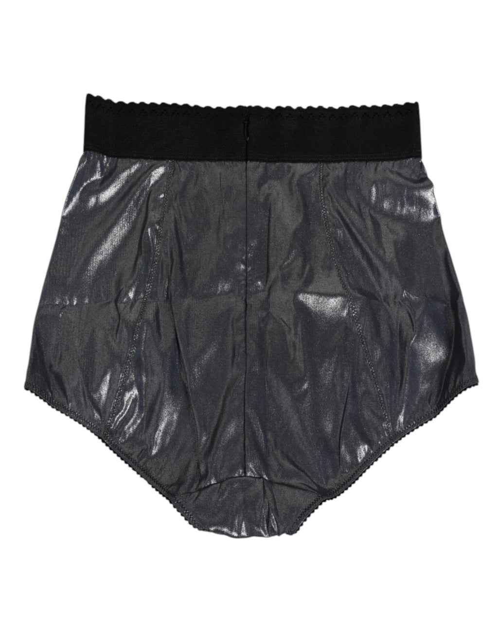 Dolce & Gabbana Grauer Seiden-Stretch-Slip Miederhose Unterwäsche