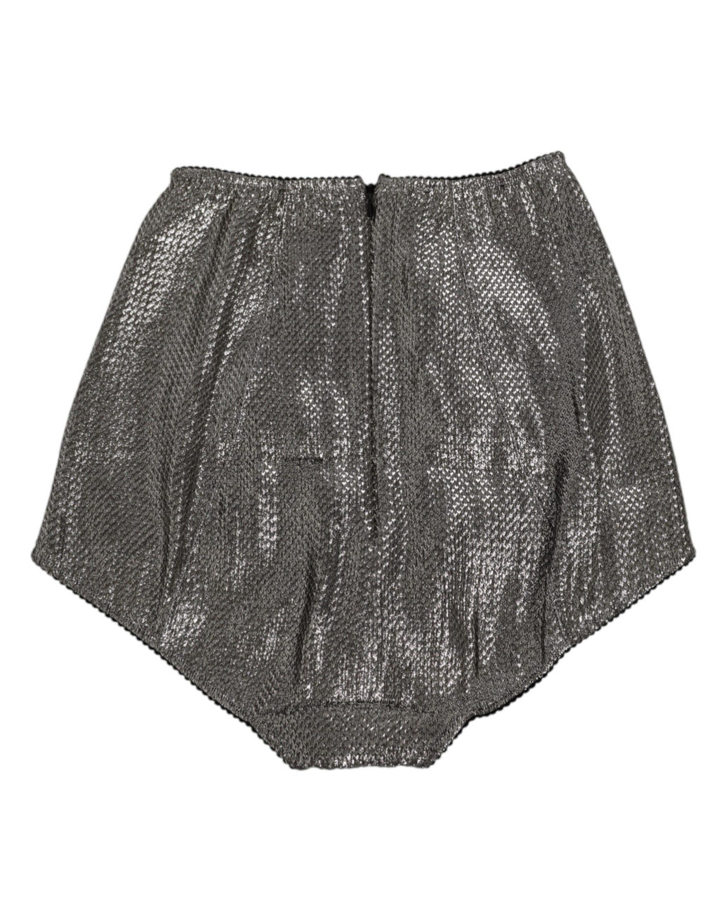 Dolce & Gabbana Grauer Seiden-Stretch-Slip Miederhose Unterwäsche