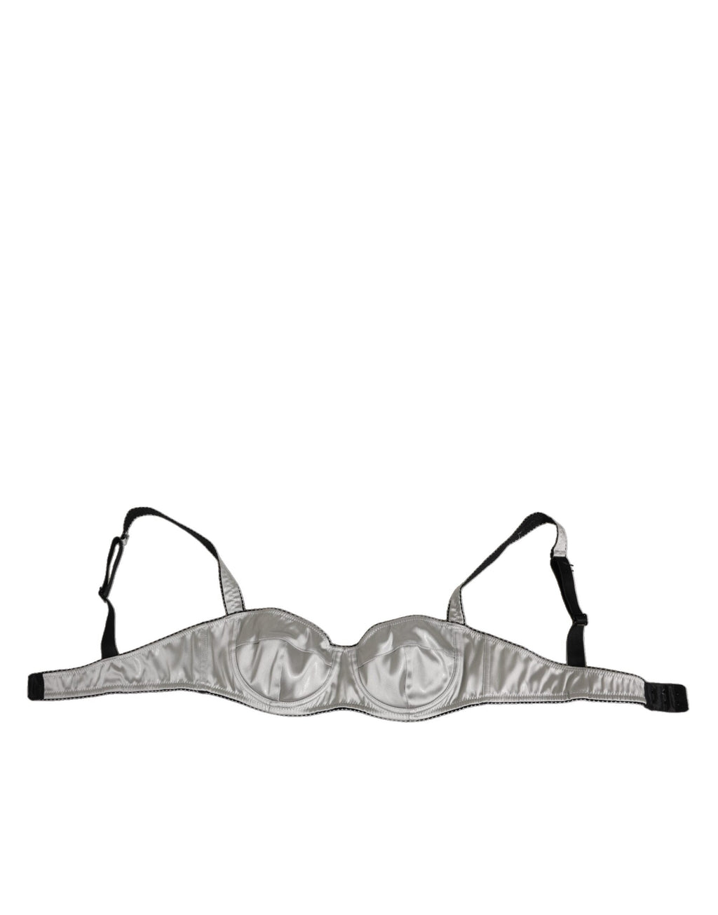 Dolce & Gabbana Grauer Acetat Stretch Balconcino BH Unterwäsche