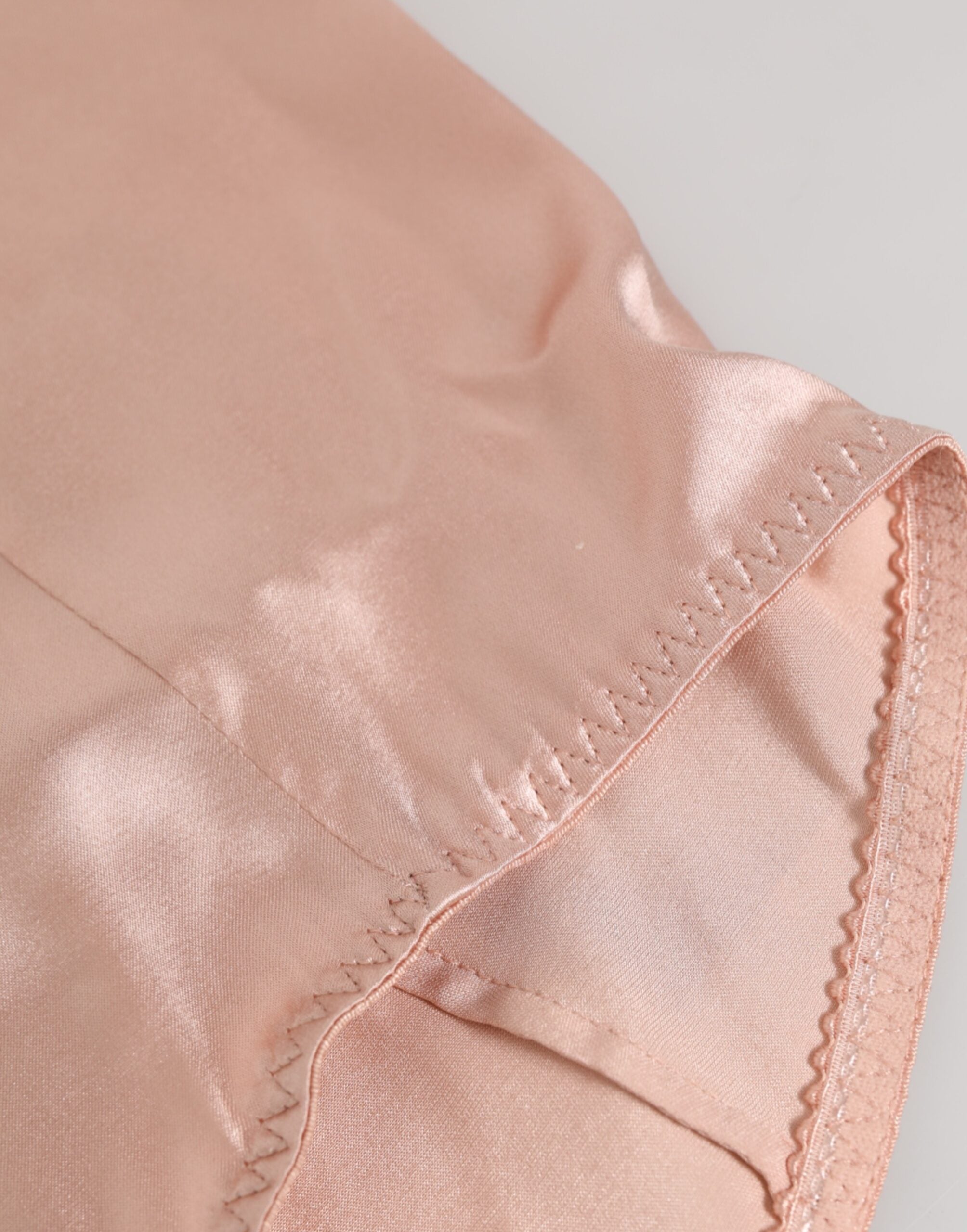 Dolce & Gabbana Rosa Acetat hohe Taille Shorts Panty Unterwäsche