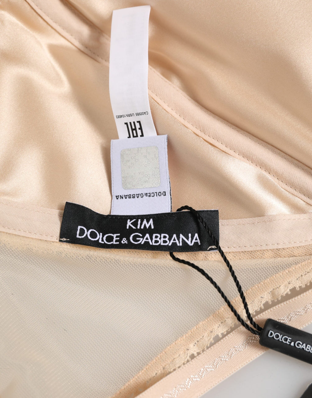 Dolce & Gabbana Beige Nylon Triangel Soft Cup Büstenhalter Unterwäsche