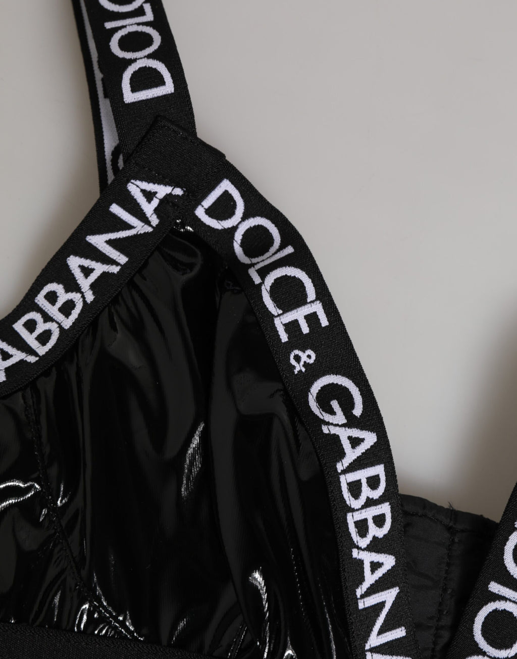 Dolce & Gabbana Schwarzer Polyester Soft Cup Büstenhalter Unterwäsche