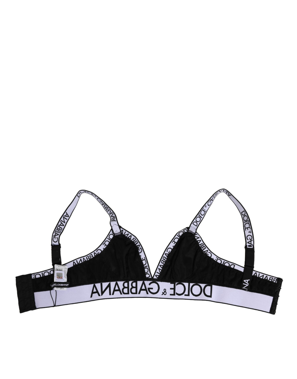 Dolce & Gabbana Schwarzer Polyester Soft Cup Büstenhalter Unterwäsche