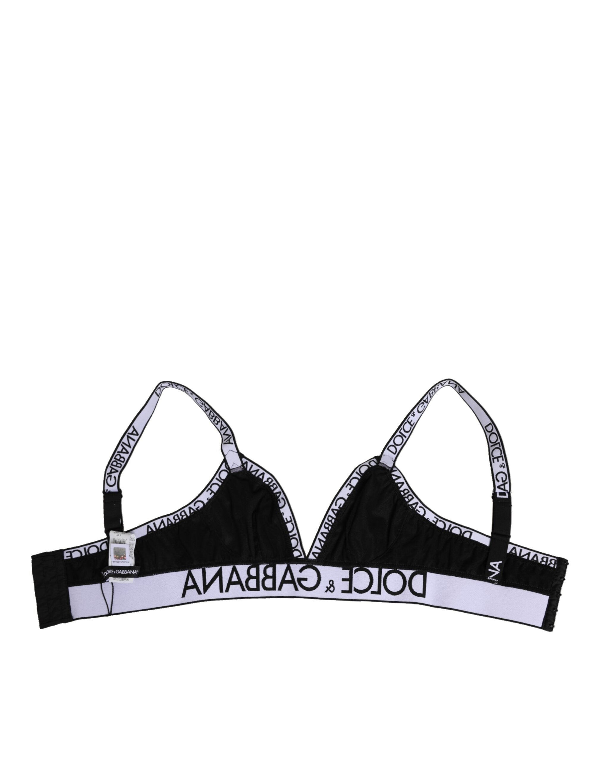 Dolce & Gabbana Schwarzer Polyester Soft Cup Büstenhalter Unterwäsche