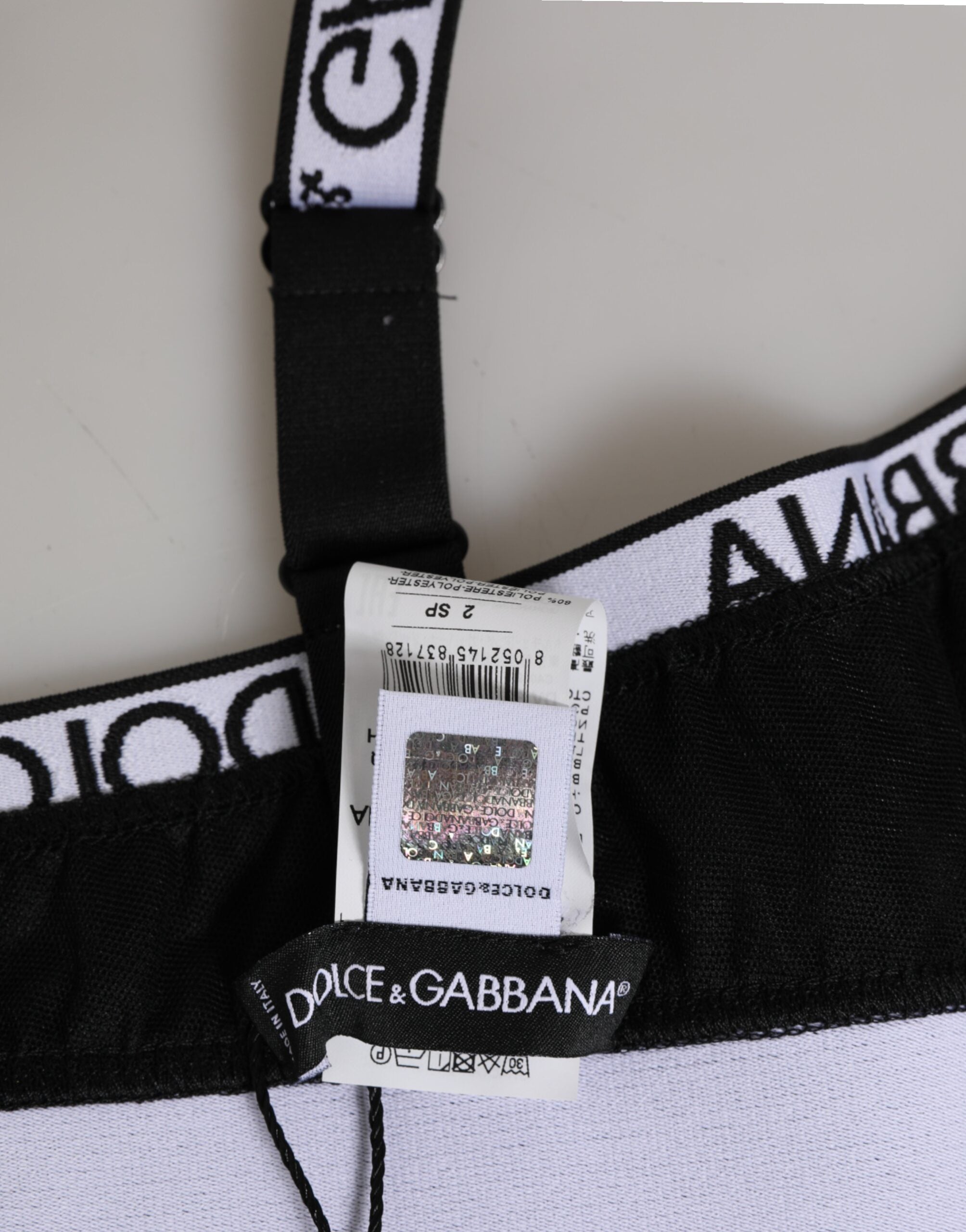 Dolce & Gabbana Schwarzer Polyester Soft Cup Büstenhalter Unterwäsche