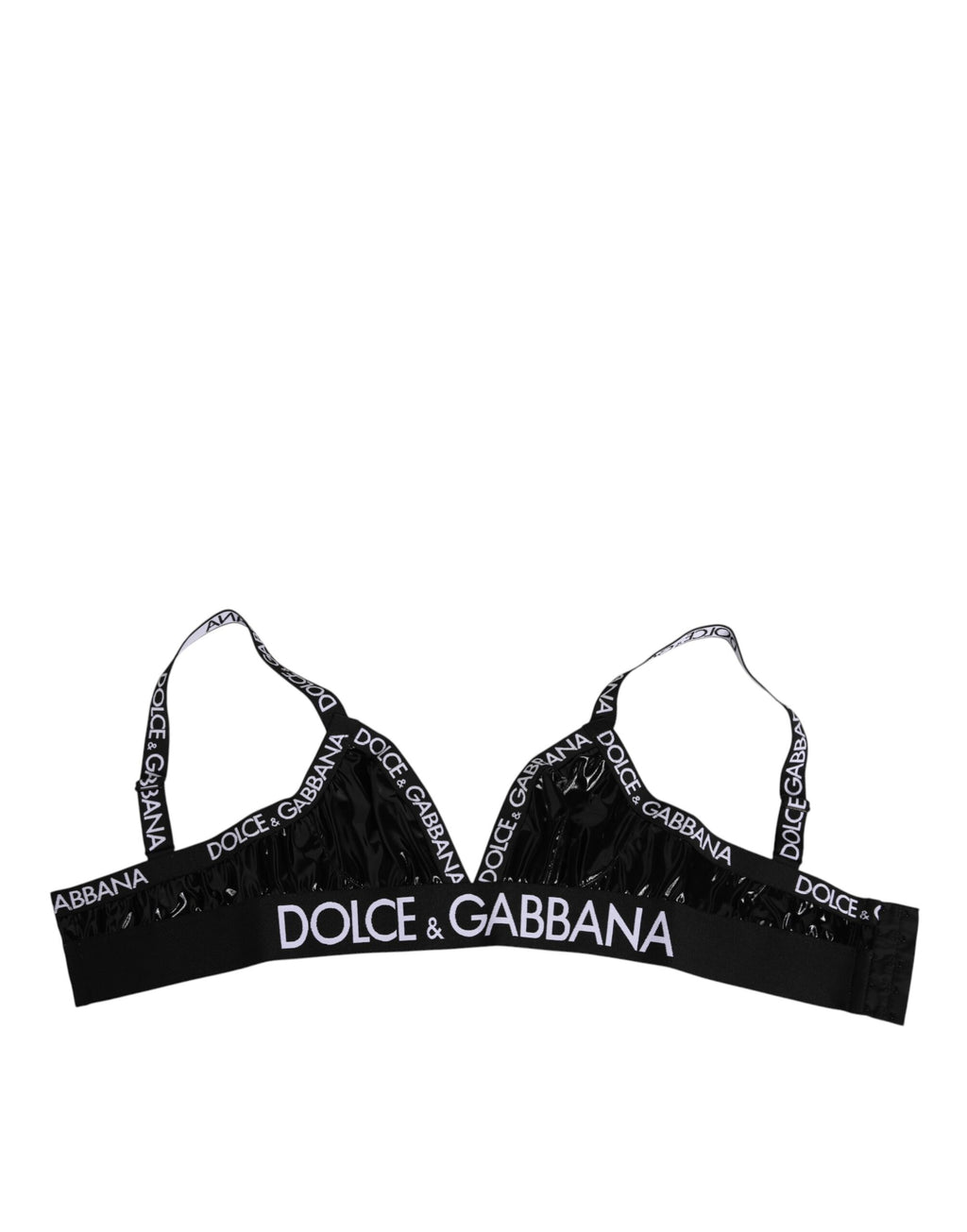 Dolce & Gabbana Schwarzer Polyester Soft Cup Büstenhalter Unterwäsche