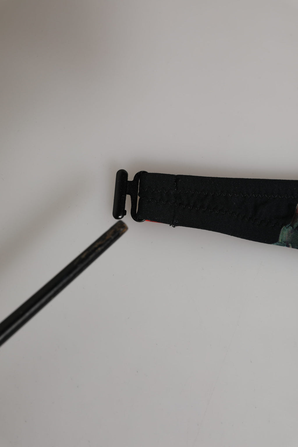 Dolce & Gabbana Schwarzer geblümter Nylon gepolsterter Balconnet BH Unterwäsche