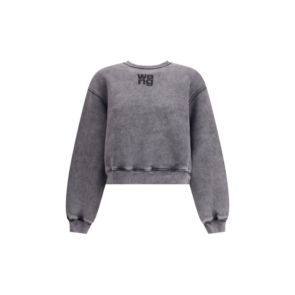Alexander Wang Graues Baumwoll-Sweatshirt
