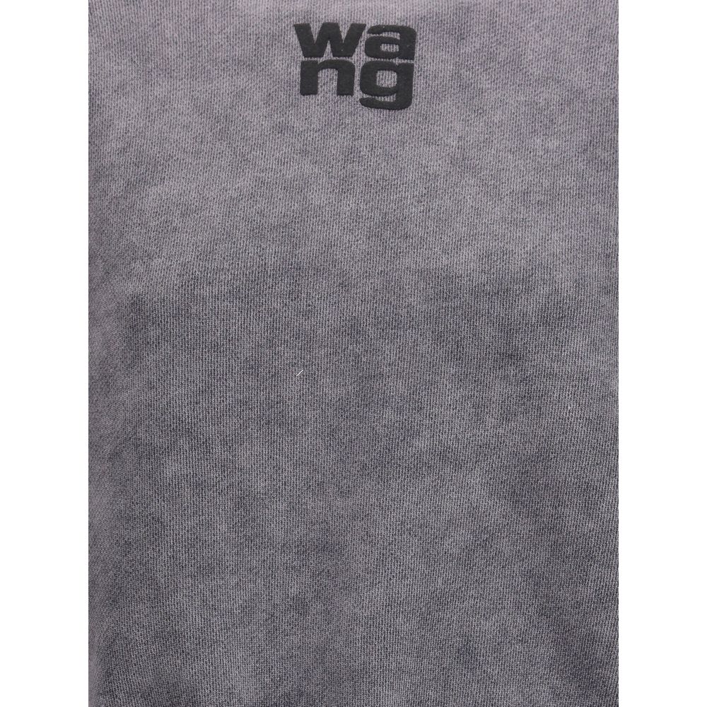Alexander Wang Graues Baumwoll-Sweatshirt