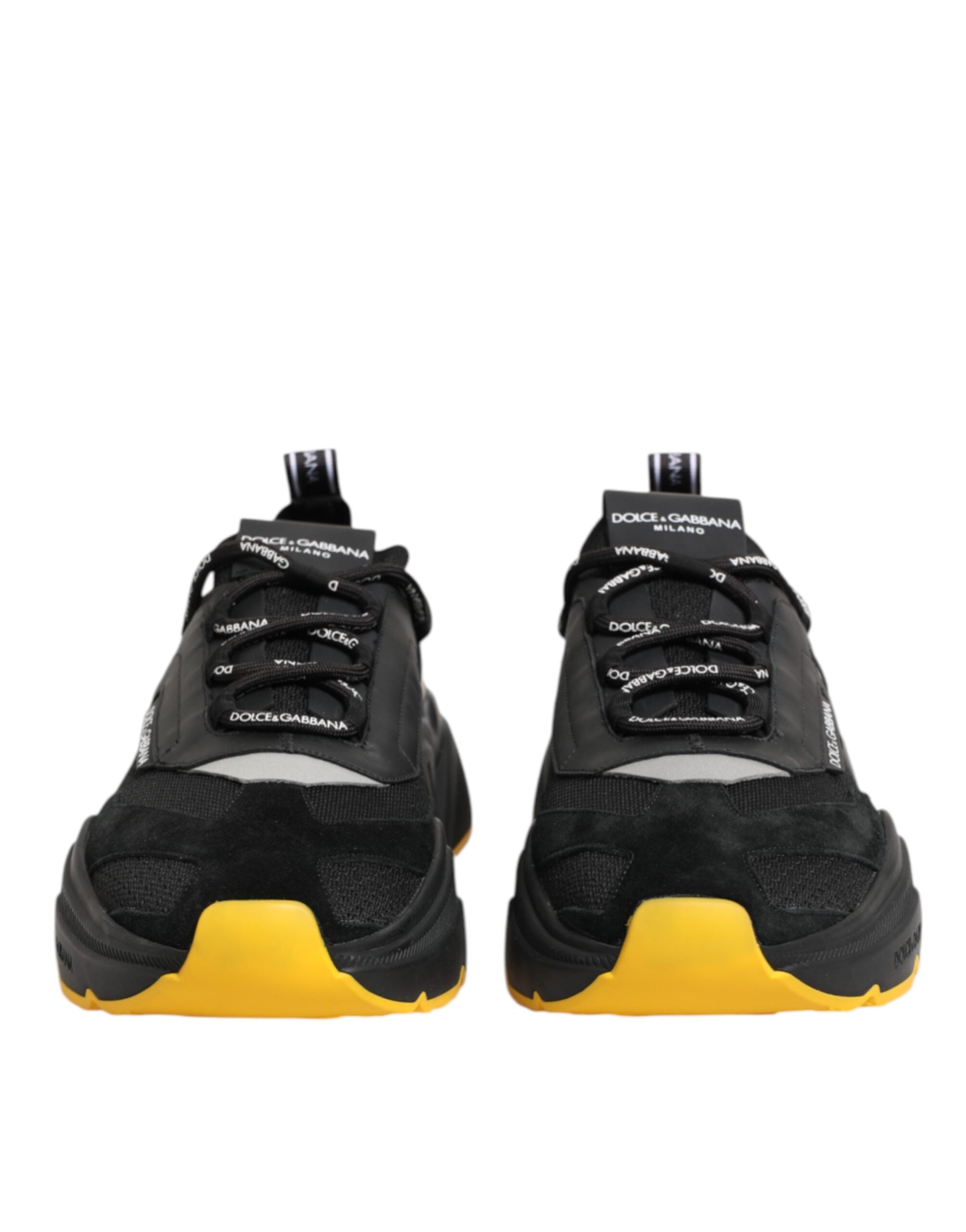 Dolce & Gabbana Schwarz Daymaster Low Top Männer Turnschuhe Schuhe