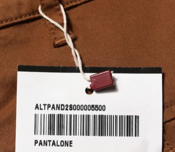 Aniye By Braune Hose mit hoher Taille und ausgestelltem Schnitt