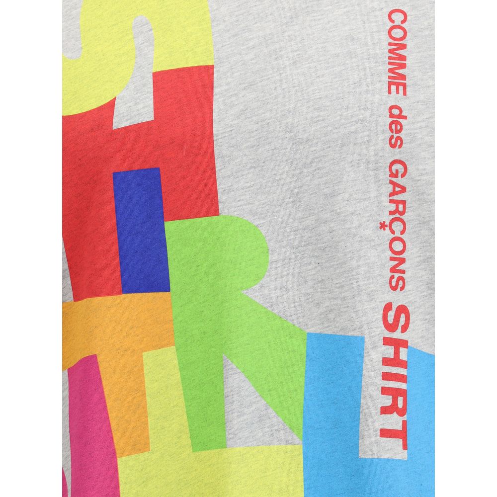 Comme Des Garçons Graues Baumwoll-T-Shirt