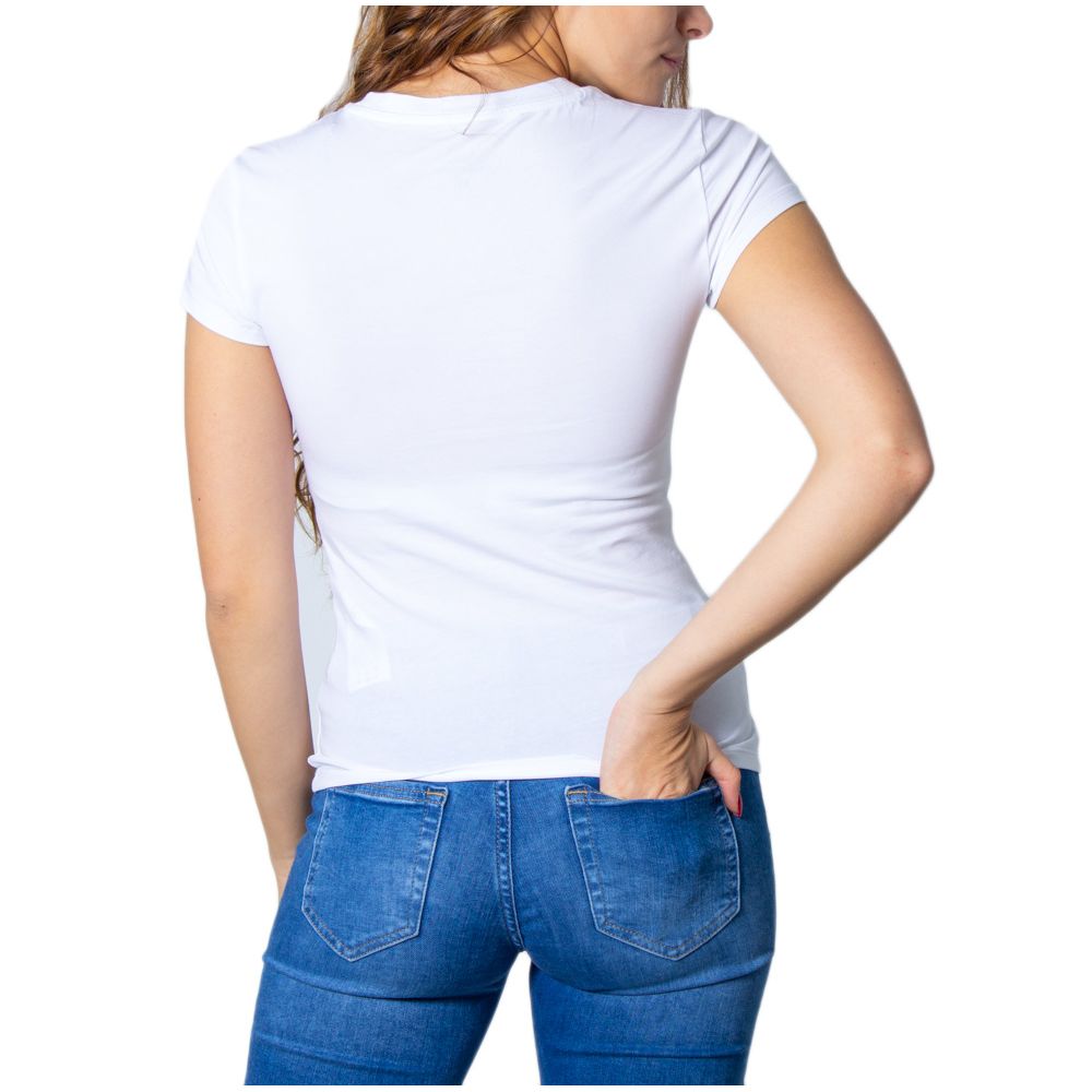Armani Exchange T-Shirt aus weißer Baumwolle
