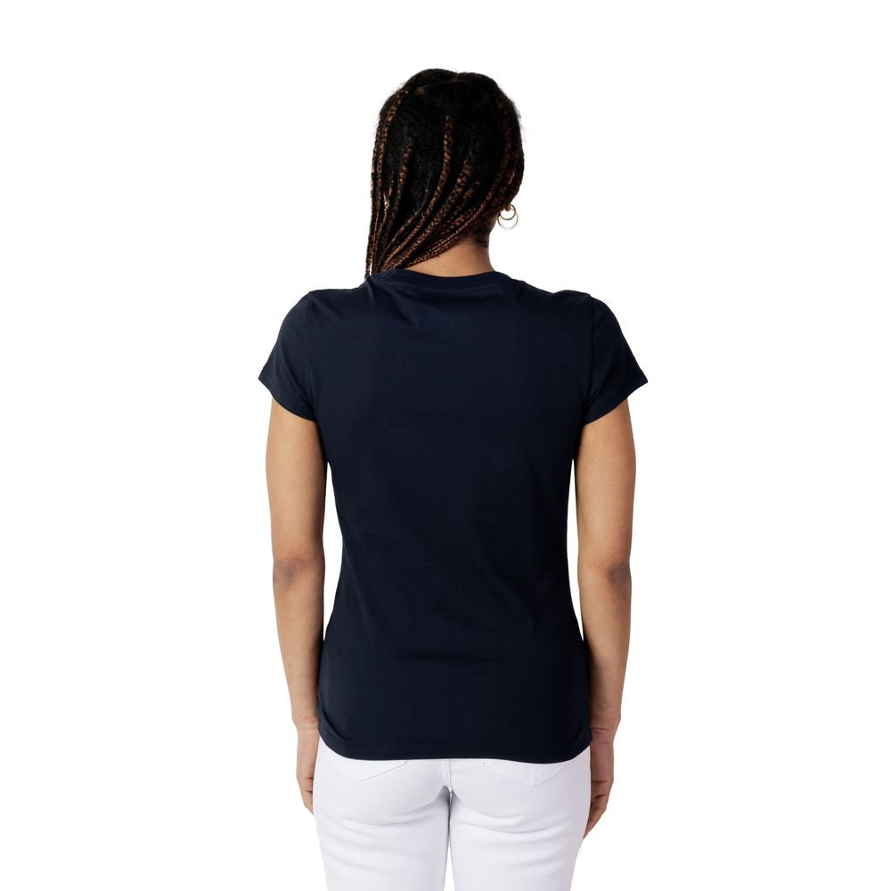 Armani Exchange T-Shirt aus blauer Baumwolle