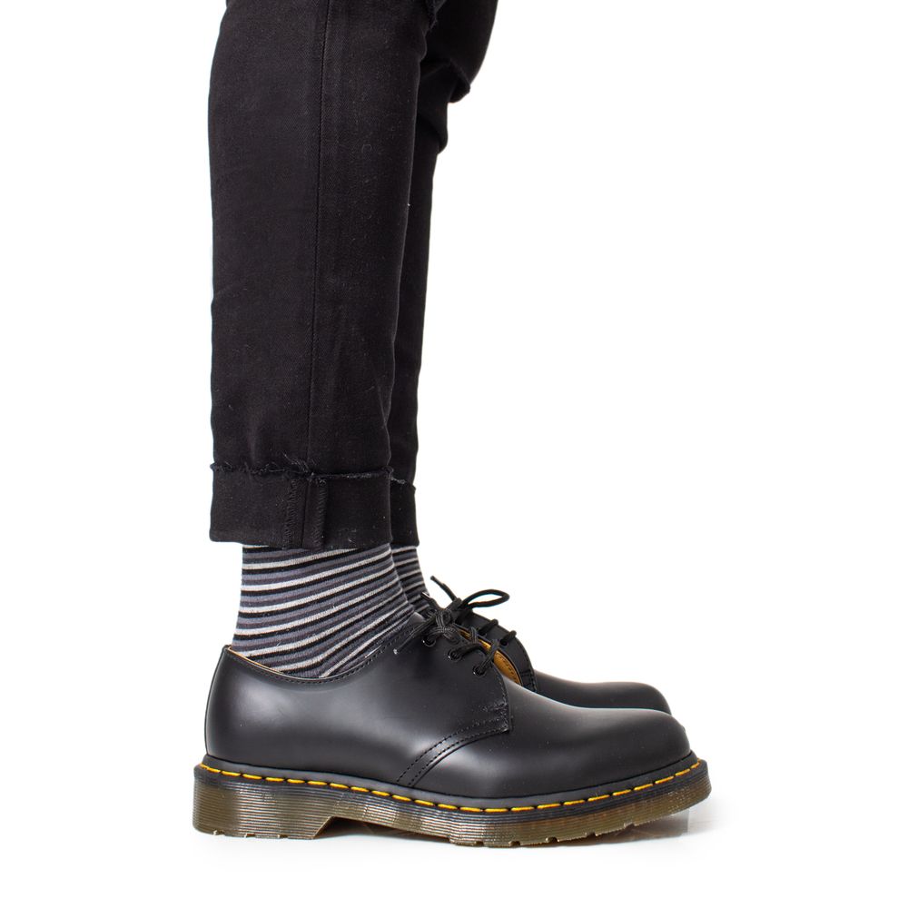Dr. Martens Schwarze Leder-Schnürschuhe
