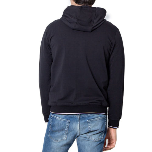 Armani Exchange Schwarzer Baumwoll-Kapuzenpulli