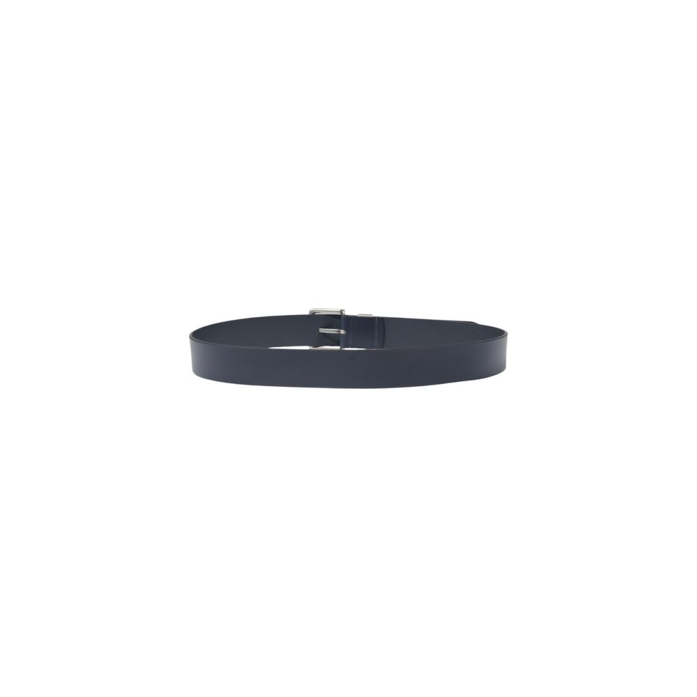Armani Exchange Blauer Ledergürtel