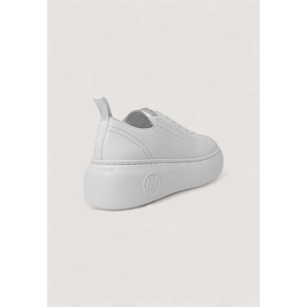 Armani Exchange Weißes Leder Sneaker