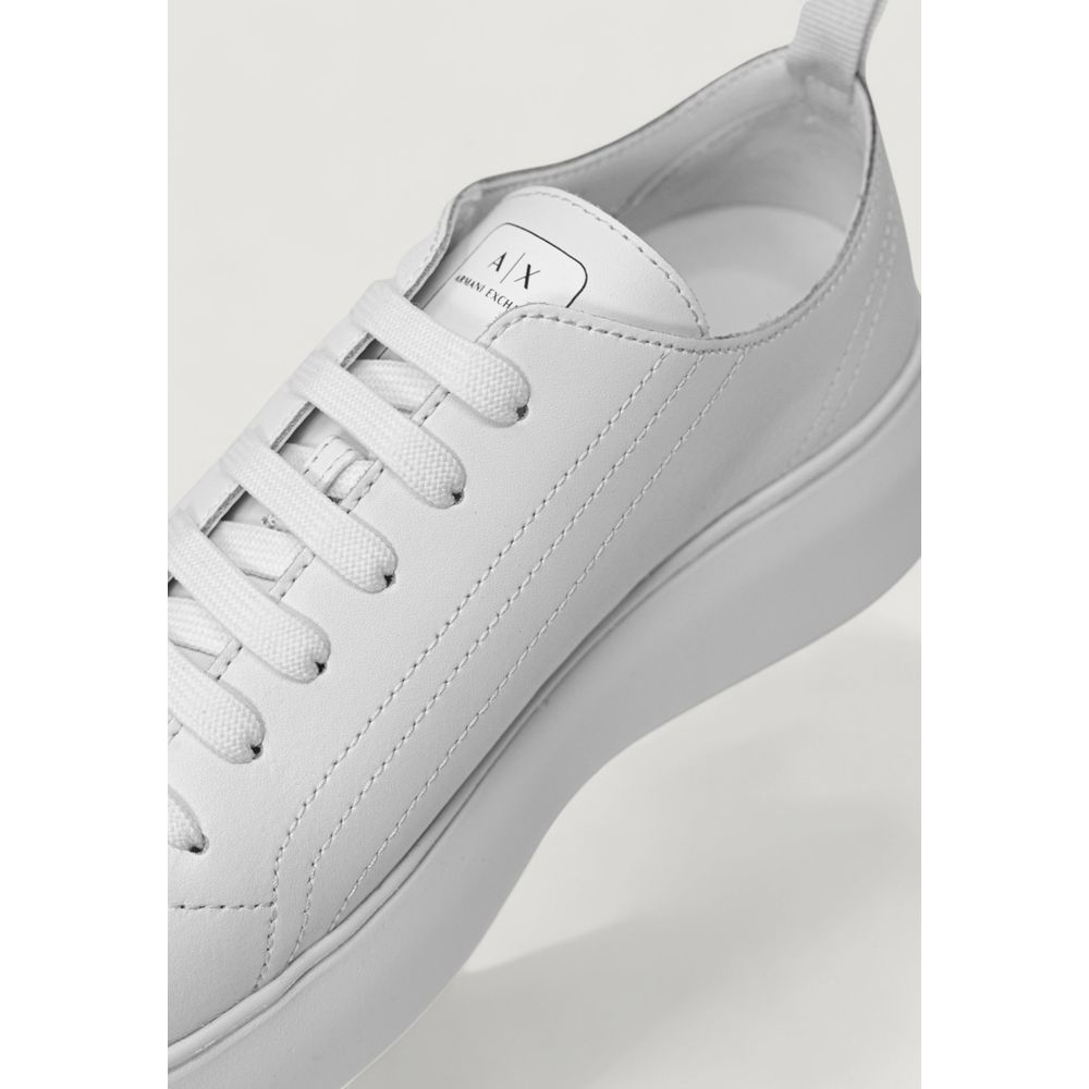 Armani Exchange Weißes Leder Sneaker