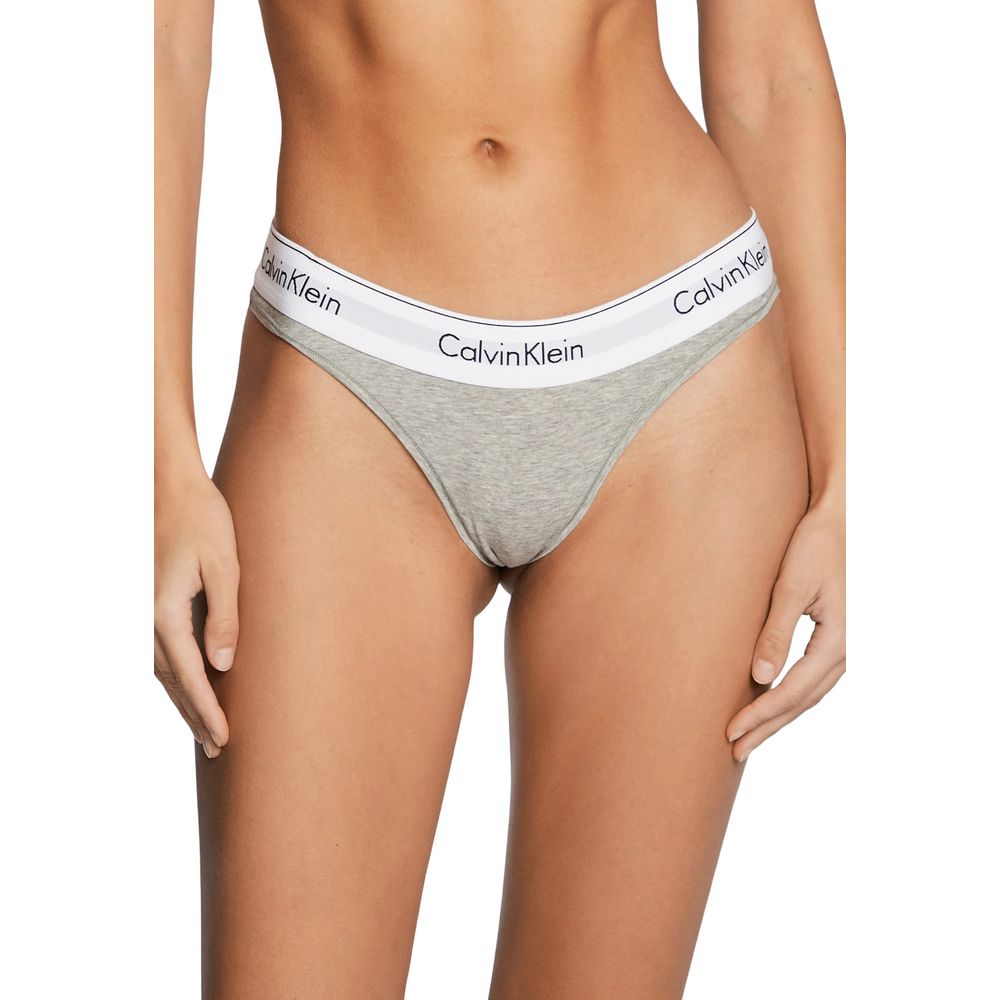 Calvin Klein Underwear Graues Baumwollhöschen