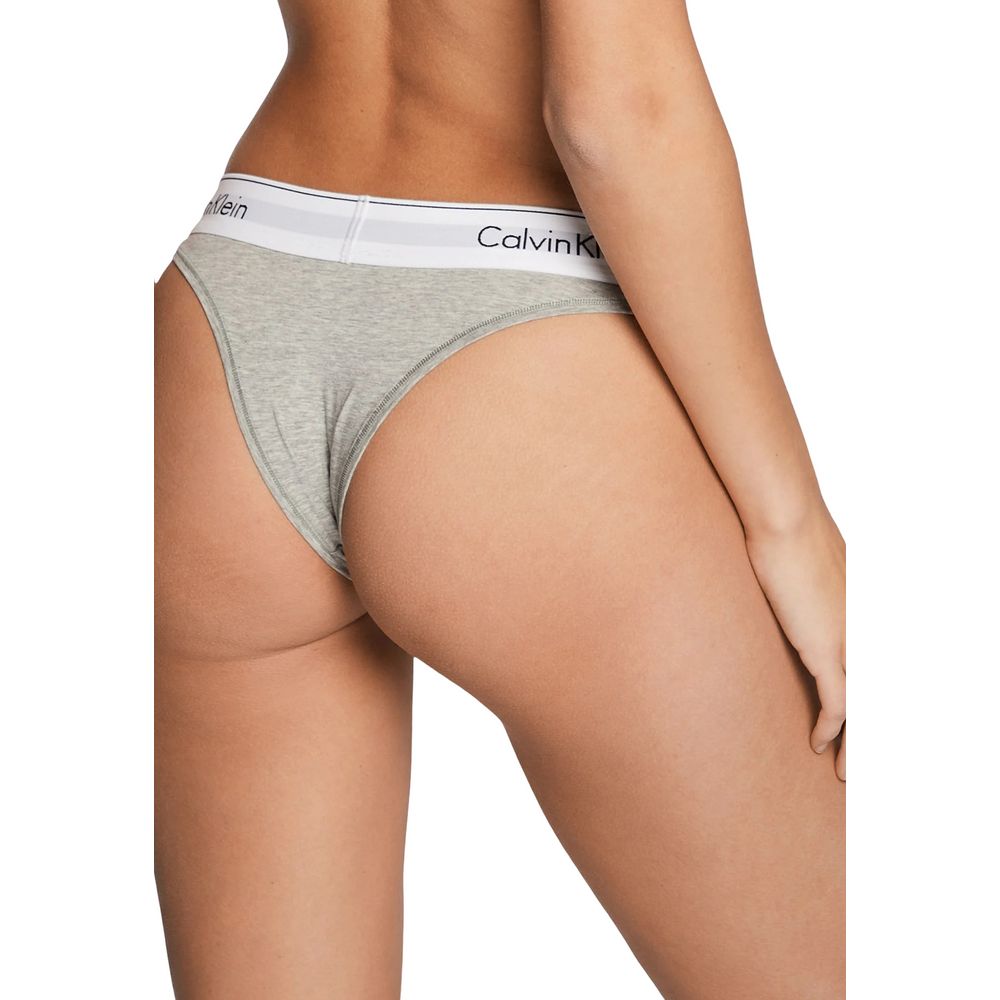 Calvin Klein Underwear Graues Baumwollhöschen