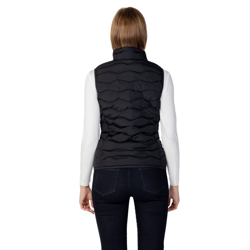 EA7 Emporio Armani Schwarze Polyester Sleveless Jacke