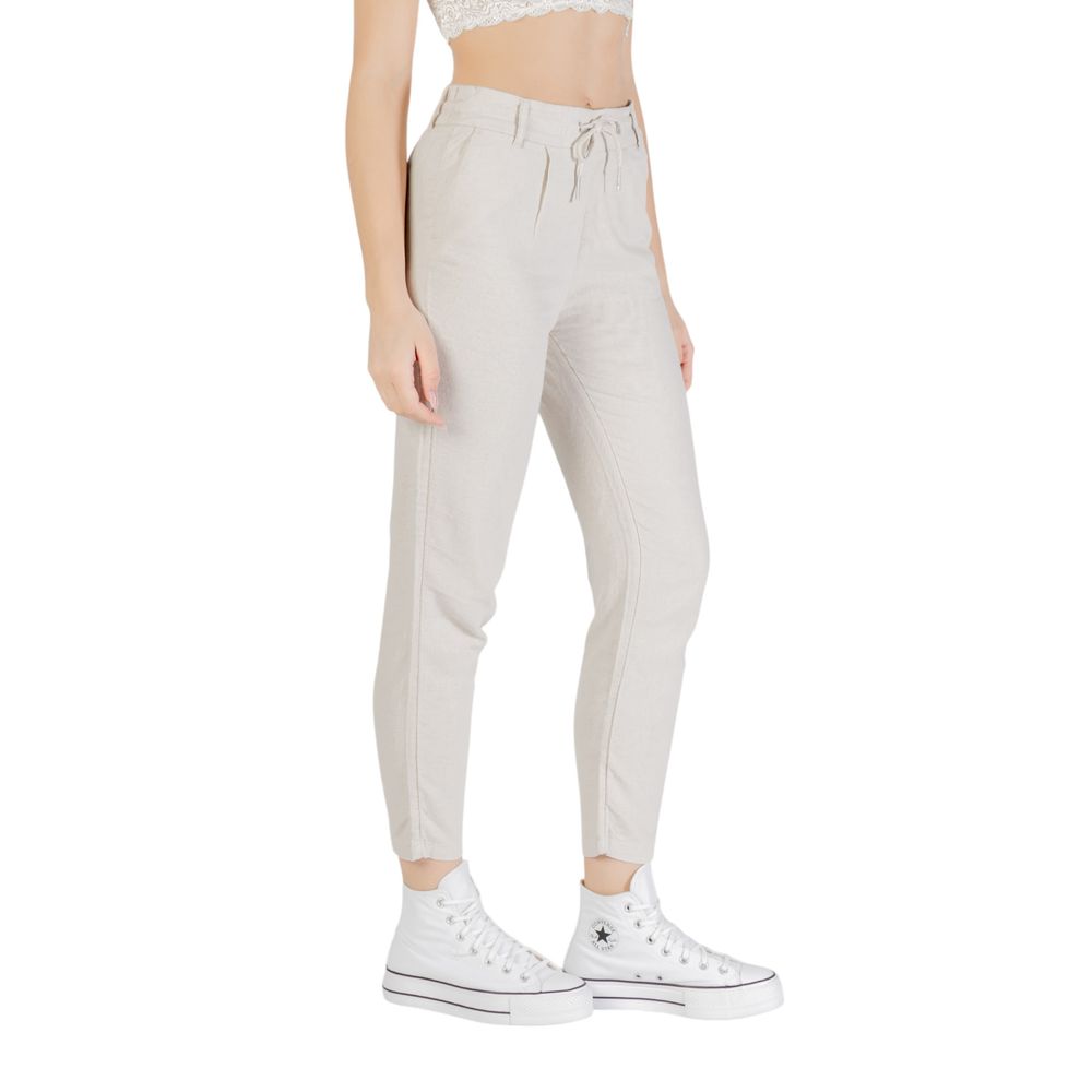 Only Zweifarbige Leinen-Freizeithose