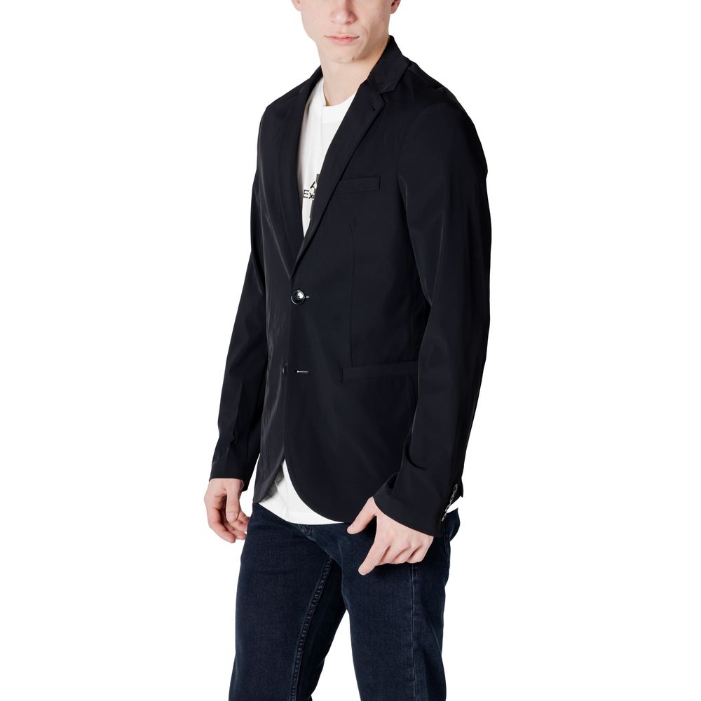 Armani Exchange Schwarzer Baumwollblazer