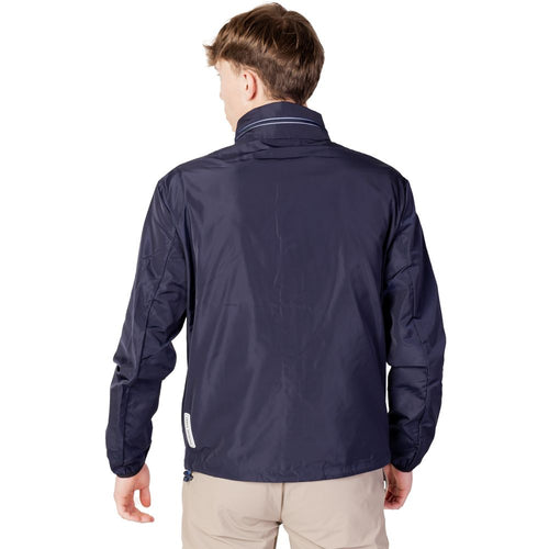 Armani Exchange Blaue Polyesterjacken &amp