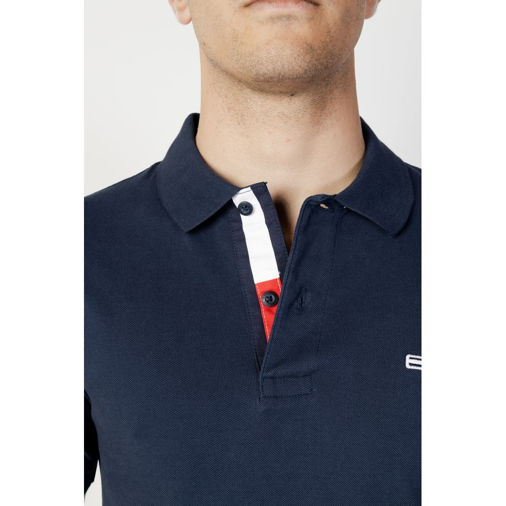 Tommy Hilfiger Jeans Blaues Baumwoll-Poloshirt