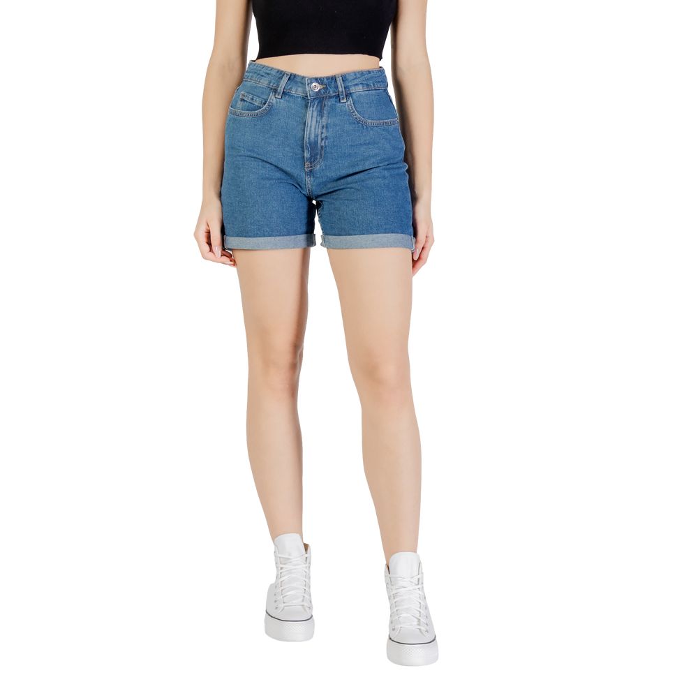 Only Blaue Baumwoll-Shorts