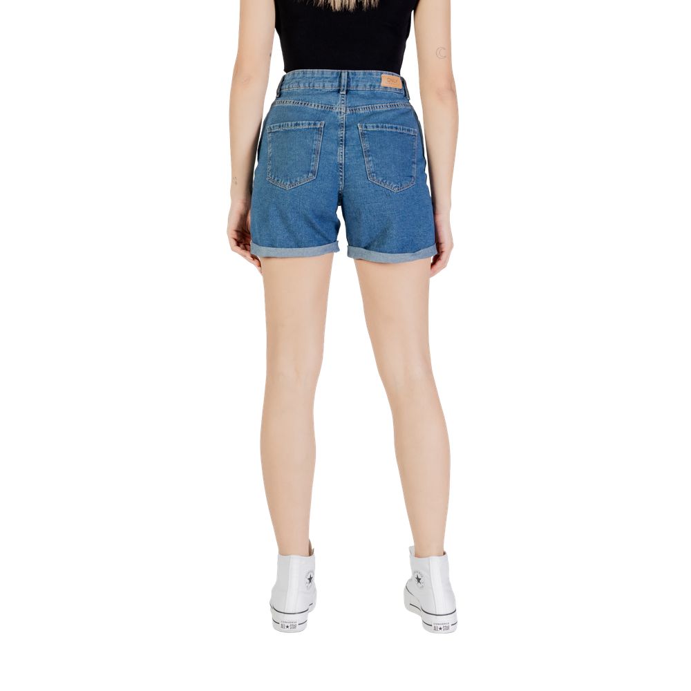 Only Blaue Baumwoll-Shorts