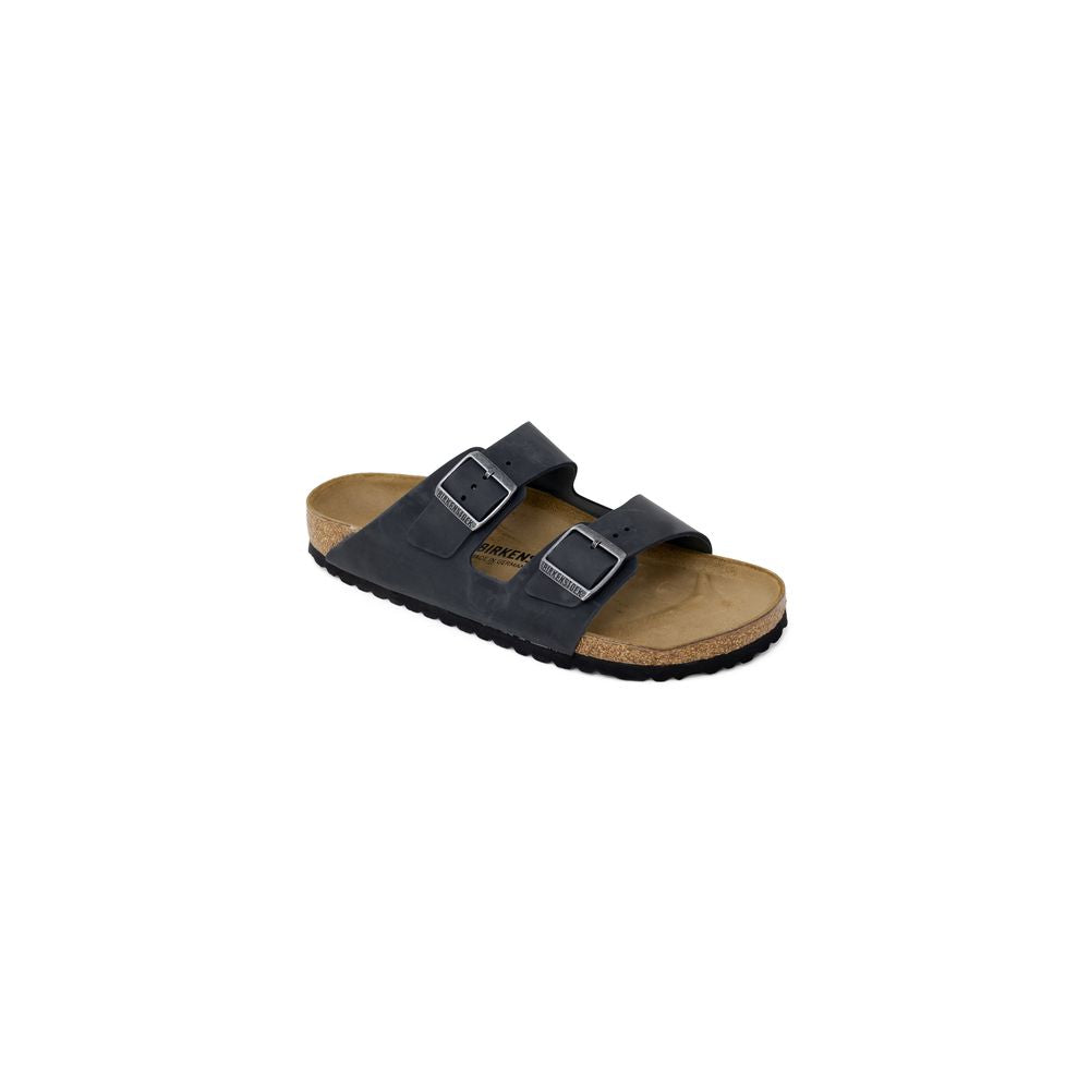 Birkenstock Schwarze Synthetik-Hausschuhe