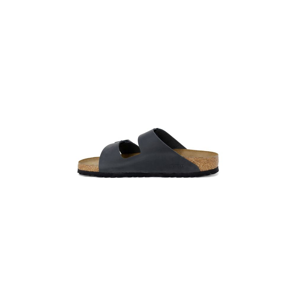Birkenstock Schwarze Synthetik-Hausschuhe