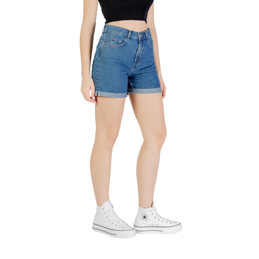 Only Blaue Baumwoll-Shorts