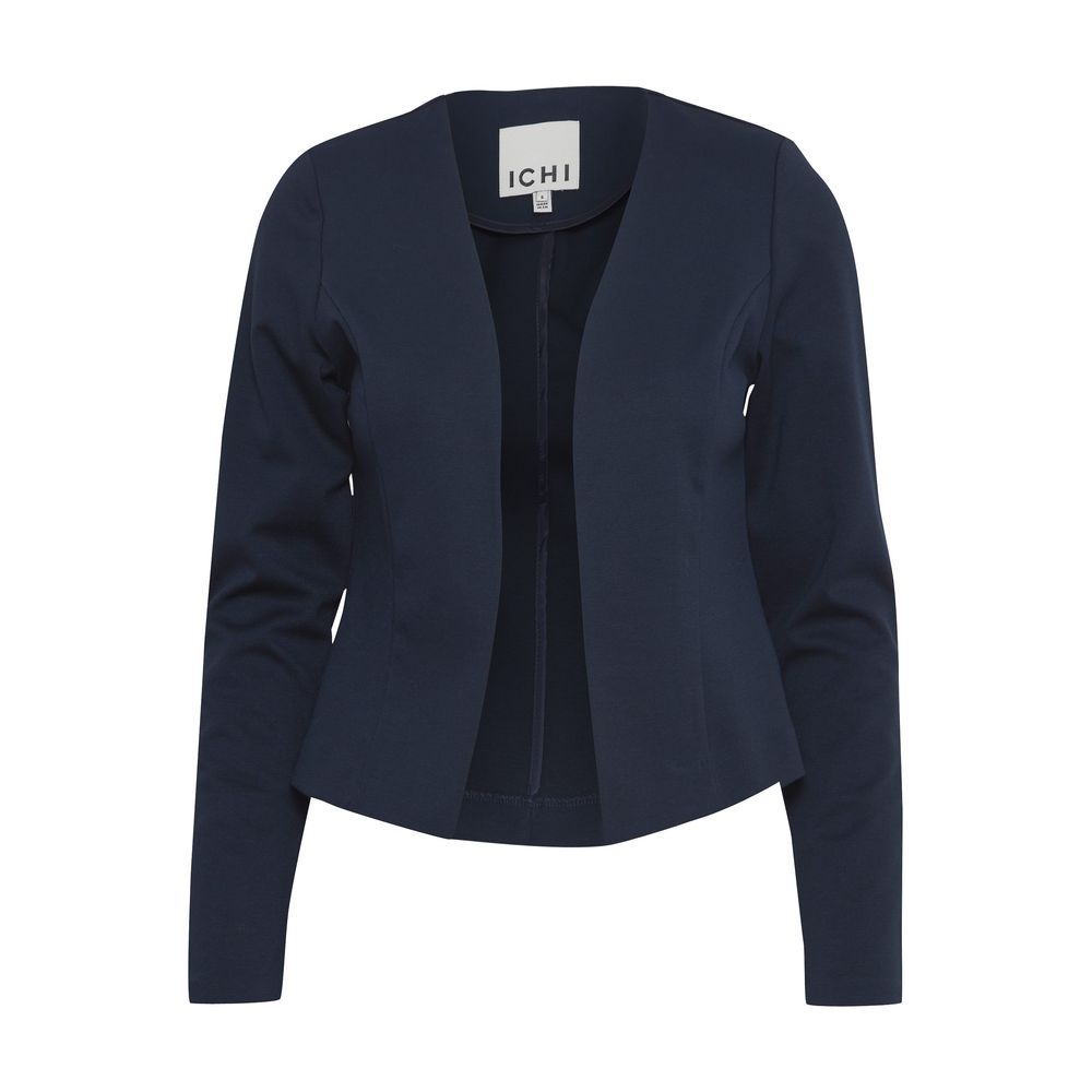 ICHI Blauer Polyester-Blazer
