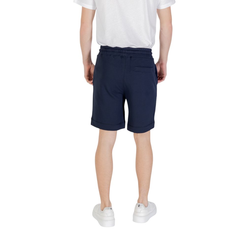Hugo Boss Blaue Baumwoll-Bermudas