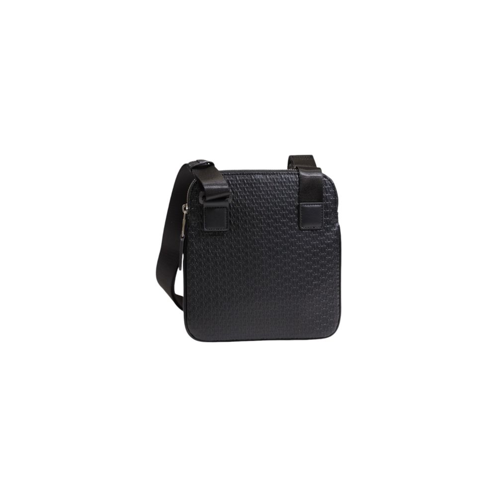 Armani Exchange Schwarze Polyester-Messenger-Tasche