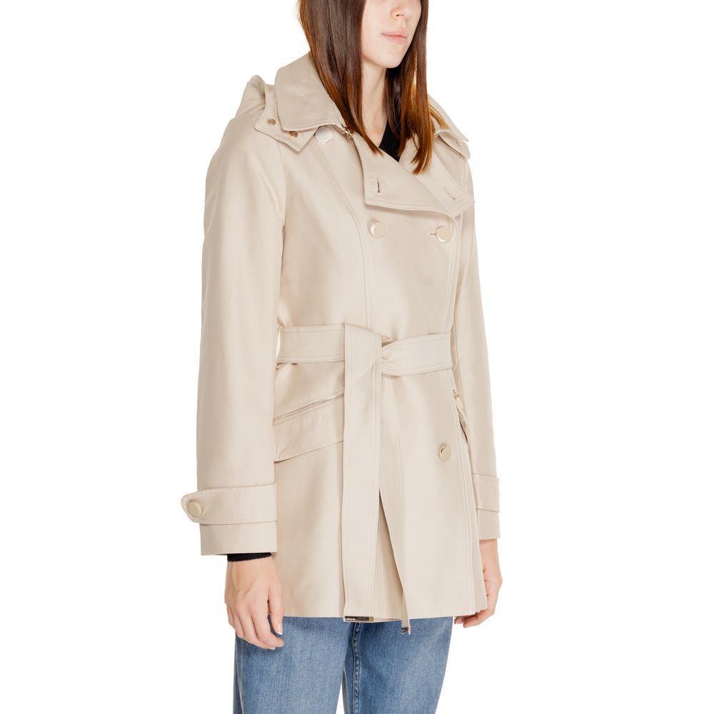 Morgan De Toi Beigefarbener Polyester-Parka