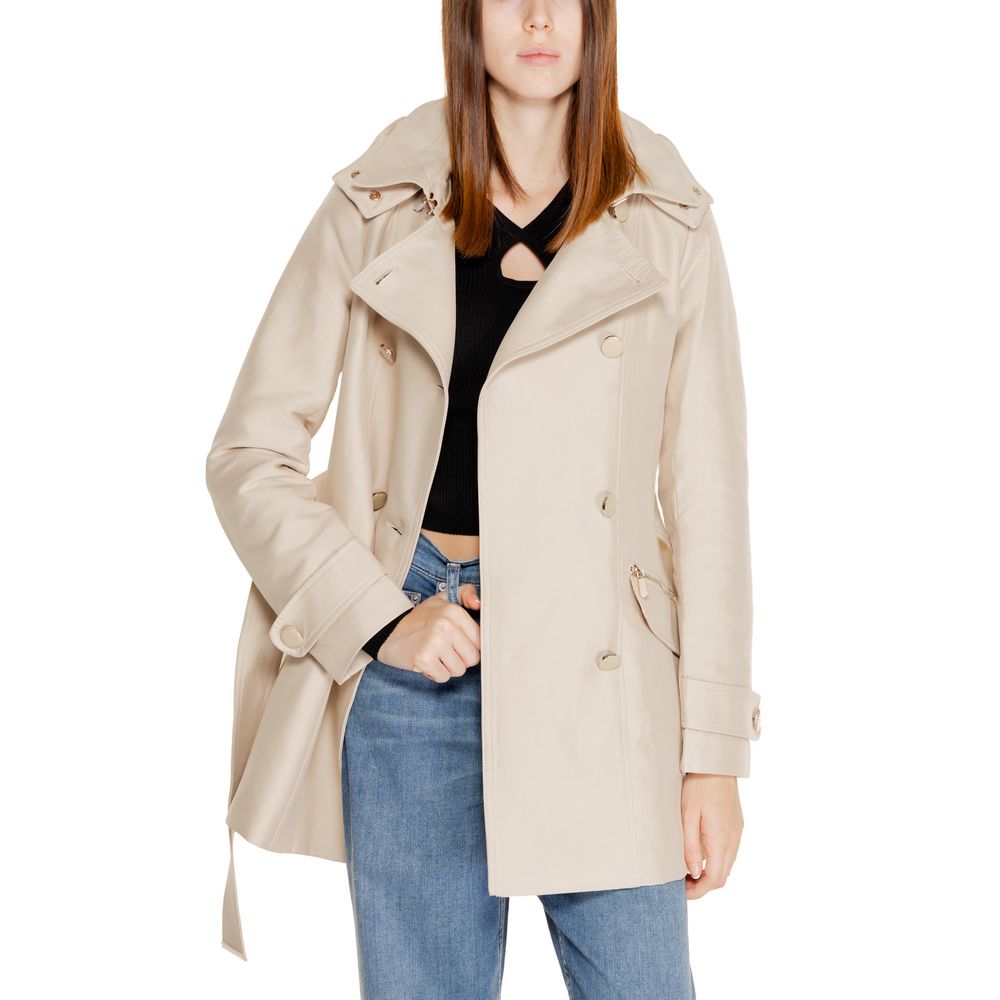 Morgan De Toi Beigefarbener Polyester-Parka