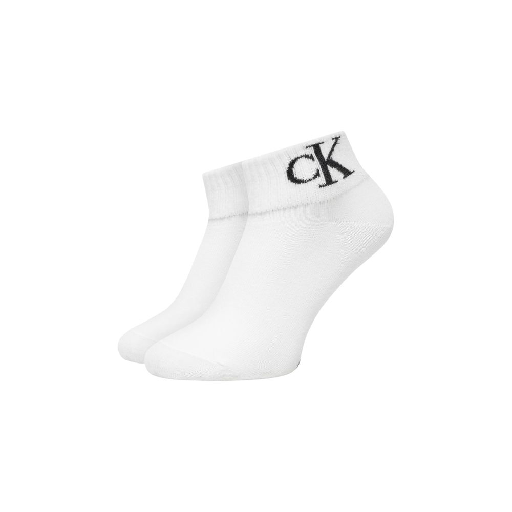 Calvin Klein Jeans Weiße Baumwollsocke
