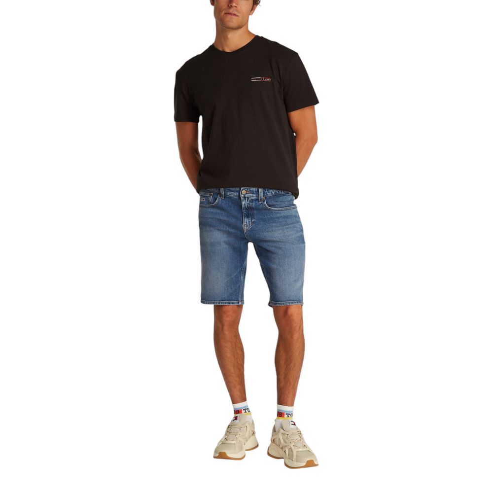 Tommy Hilfiger Jeans Blaue Bermudas aus recycelter Baumwolle