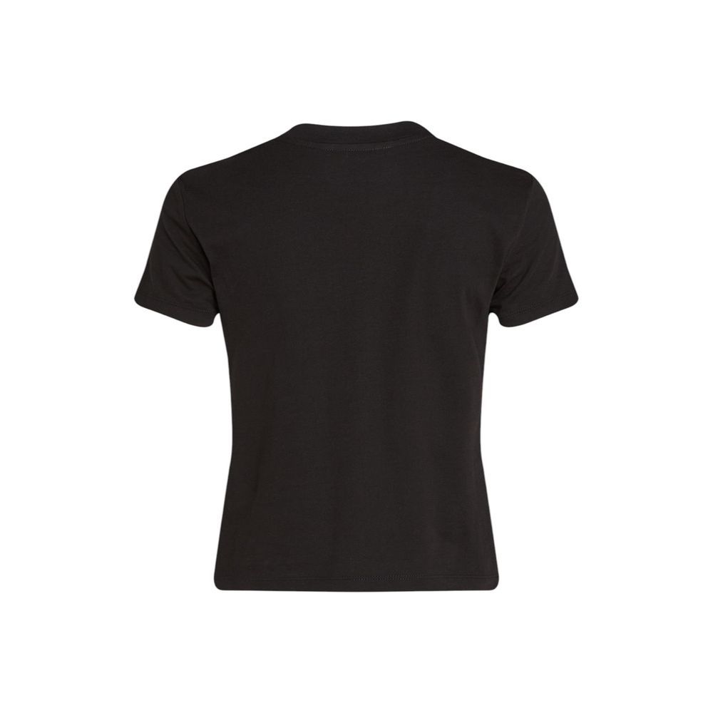 Calvin Klein Jeans Schwarzes T-Shirt aus recycelter Baumwolle